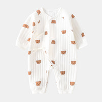 Babyromper met beertje - Voorjaar & herfst kleding