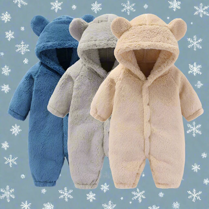 Warme Teddy Onesie met Oortjes – Ultiem Fleece Comfort voor Kids