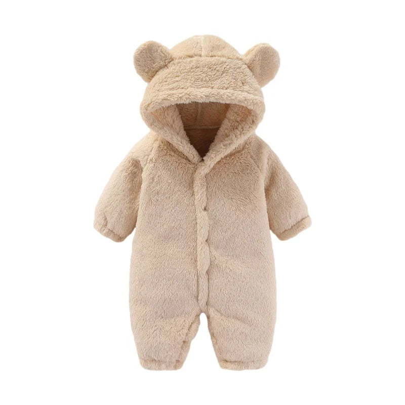 Warme Teddy Onesie met Oortjes – Ultiem Fleece Comfort voor Kids