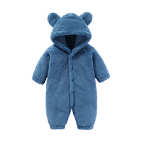 Warme Teddy Onesie met Oortjes – Ultiem Fleece Comfort voor Kids