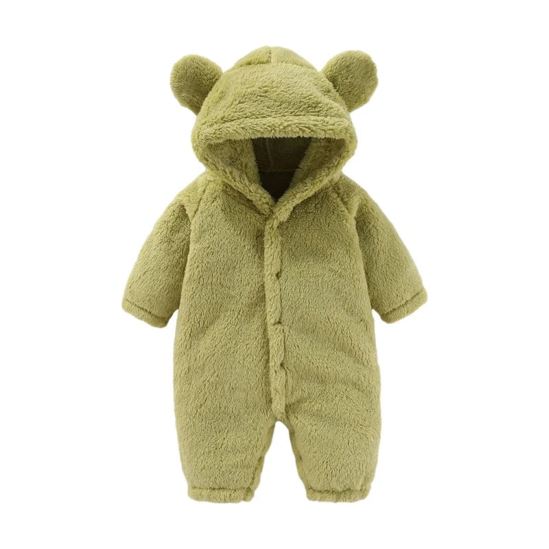 Warme Teddy Onesie met Oortjes – Ultiem Fleece Comfort voor Kids