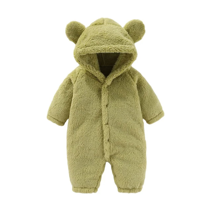 Warme Teddy Onesie met Oortjes – Ultiem Fleece Comfort voor Kids