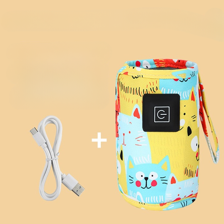 Draagbare USB Flessenverwarmer – WarmEase