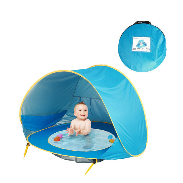 Babytent met UV-bescherming en Mini Zwembad – SunShell