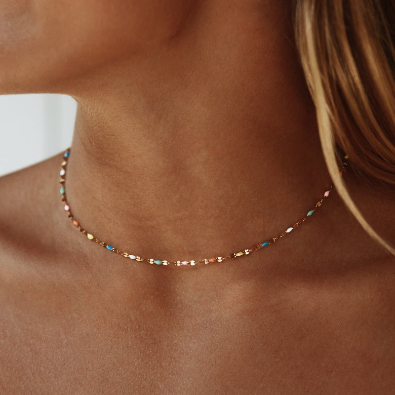 Regenboog Choker - Selina