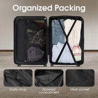 ABS Harde Koffer met Spinner Wielen & TSA Slot