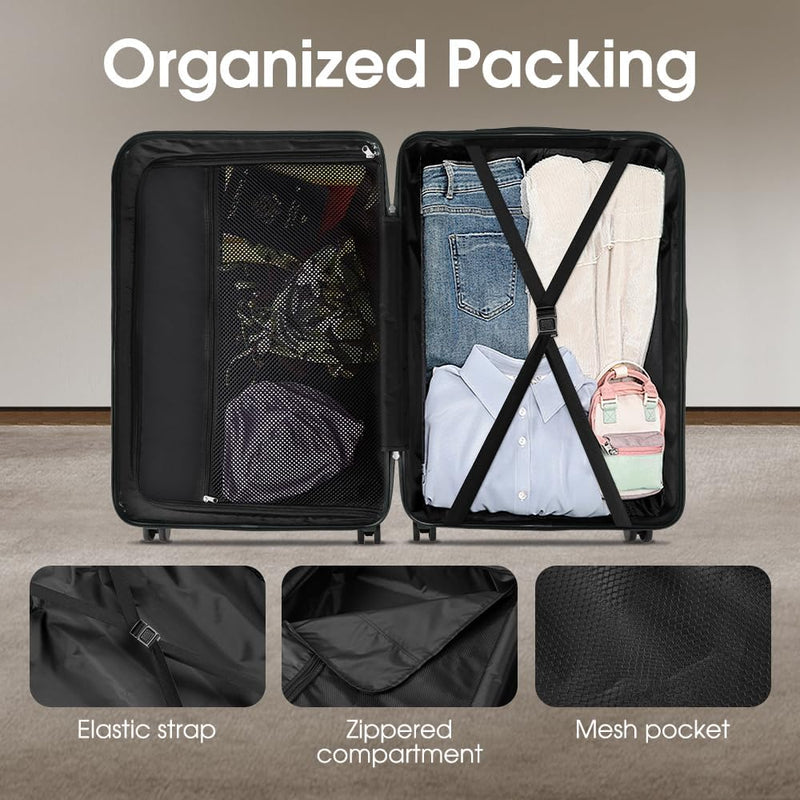 ABS Harde Koffer met Spinner Wielen & TSA Slot