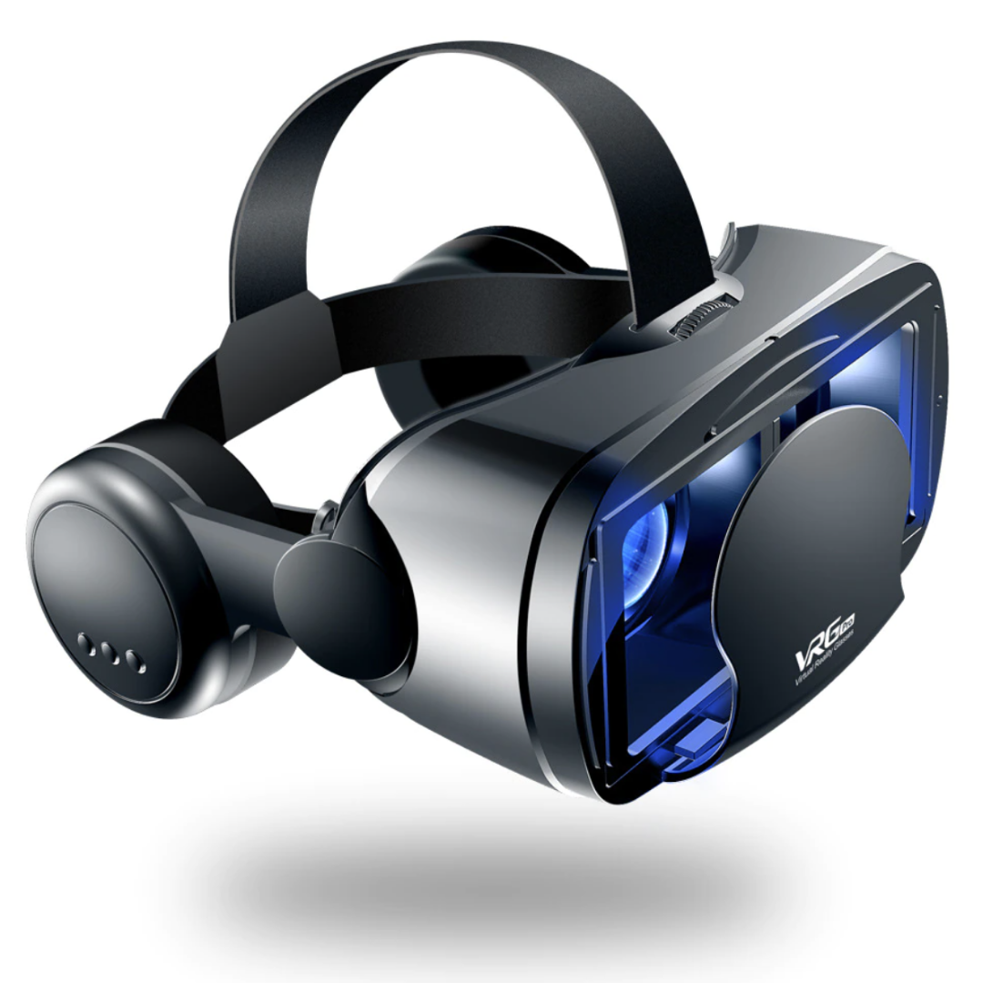Lunero Reality PRO+™ | Smart VR Bril met Geïntegreerde Headset voor iPhone & Android