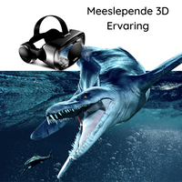 Lunero Reality PRO+™ | Smart VR Bril met Geïntegreerde Headset voor iPhone & Android