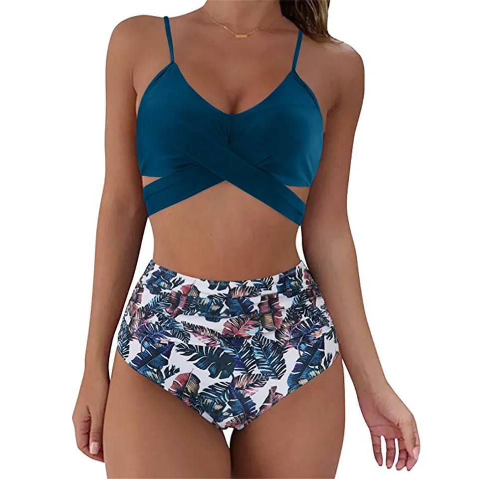 Lunero Eindhoven™ | Belle High Waisted, Kleurrijke Damesbikini