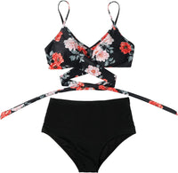 Lunero Eindhoven™ | Belle High Waisted, Kleurrijke Damesbikini