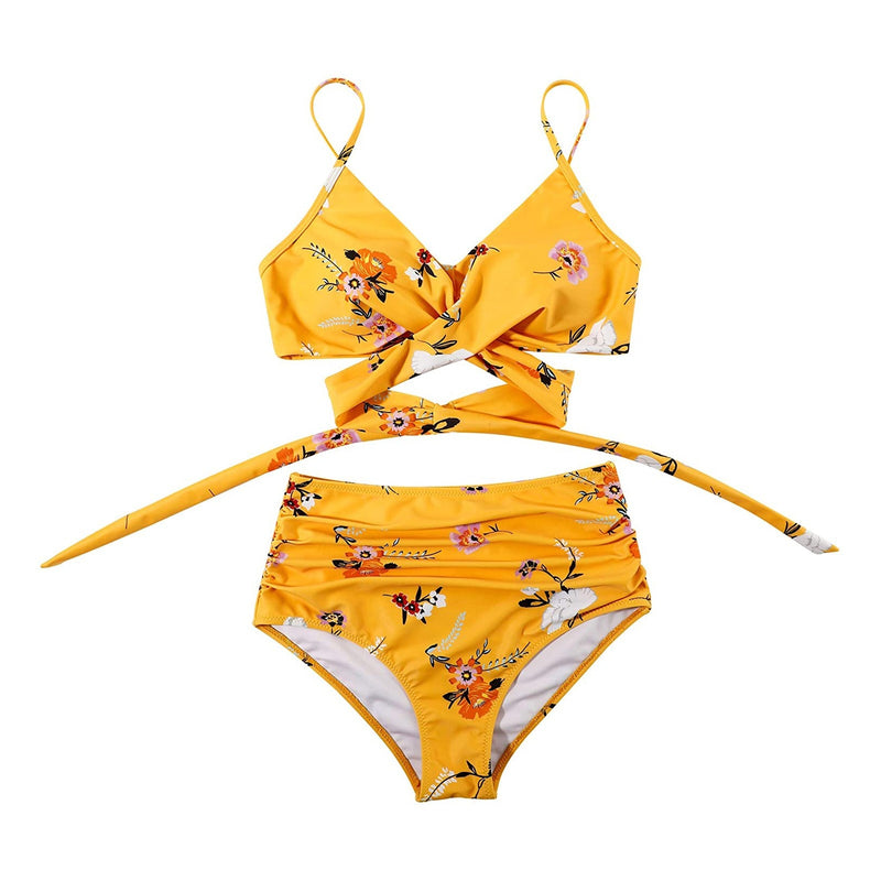 Lunero Eindhoven™ | Belle High Waisted, Kleurrijke Damesbikini