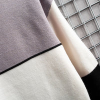 Lunero Eindhoven™ Patchwork Pullover | Warme Sweater