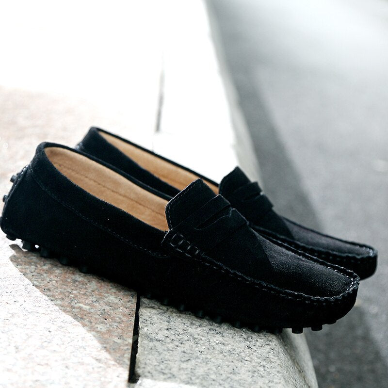 Lunero Eindhoven™ Italian | Mens Fashion Casual Suede Loafers Voor Heren