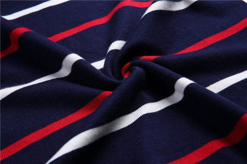 Lunero Eindhoven™ Herenmode | Casual Gestreepte Trui met O-neck