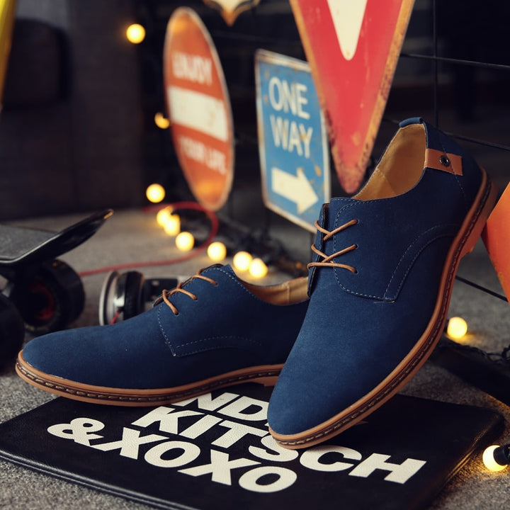 Lunero Eindhoven™ Otto Oxford Schoenen | Casual herenschoenen