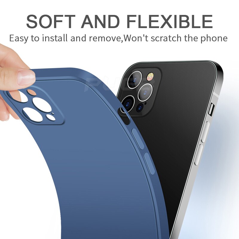 Lunero Eindhoven™ Liquid Silicone Case™ | Zachte beschermende case voor iPhone 11, 12 en 13