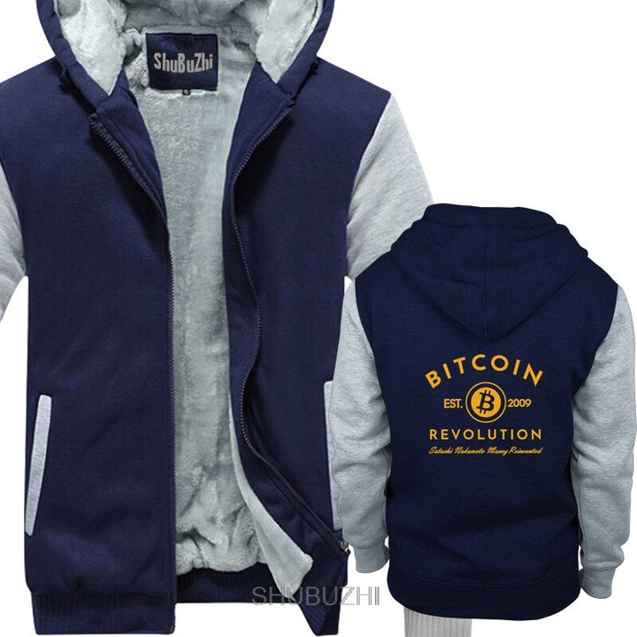 Lunero Bitcoin Revolution™ | Herfst & Winter Hoodie met Zachte Voering