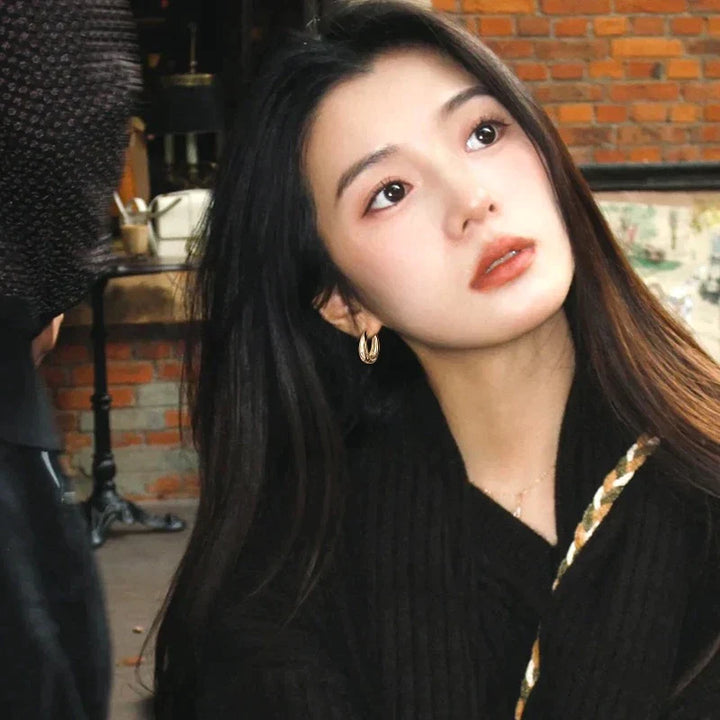 Klassieke gouden oorringen