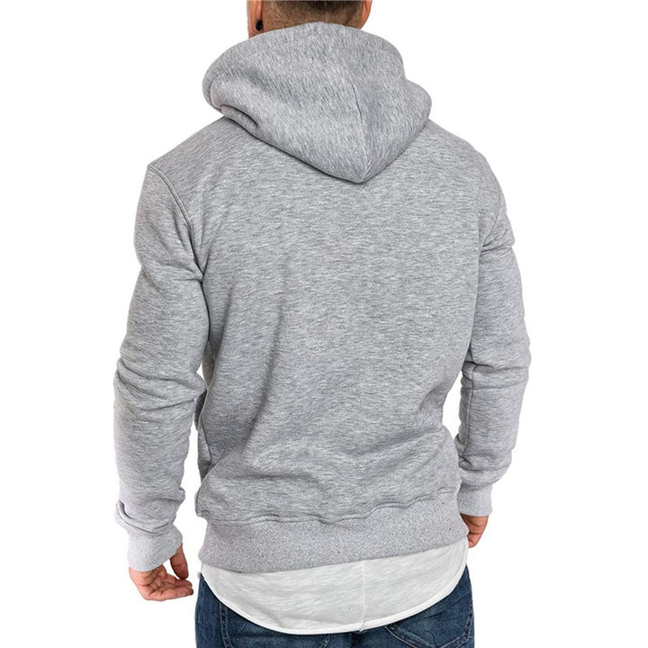 Lunero Eindhoven™ | Casual Hoodie voor Heren - Met Buidelzak en Wit Koord