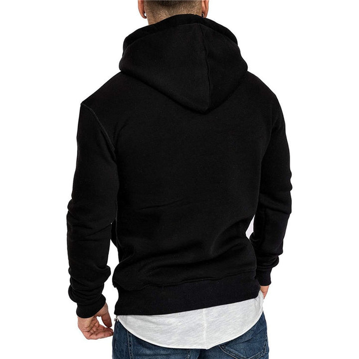 Lunero Eindhoven™ | Casual Hoodie voor Heren - Met Buidelzak en Wit Koord