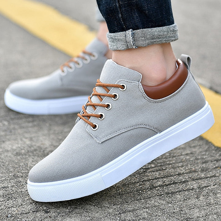 Lunero Eindhoven™ David Sneakers | Stoere herensneakers met witte zool