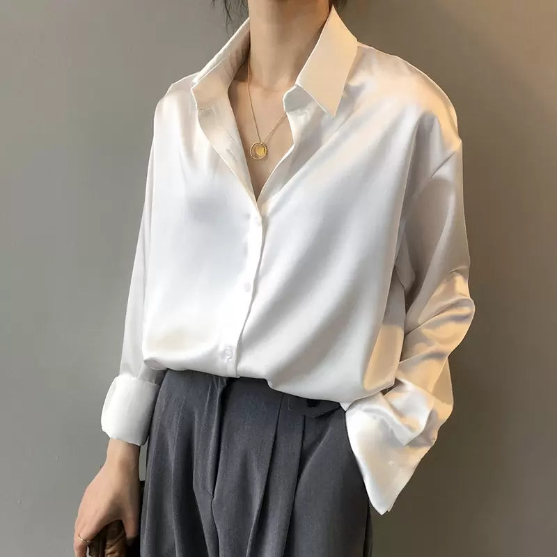 Lunero Eindhoven™ Myra Blouse van Zijden | Een luxe & klassieke blouse voor dames